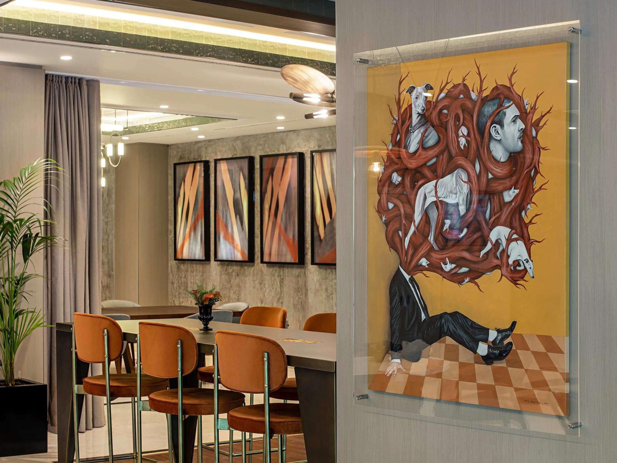더 아티산 이스탄불 - M 갤러리 외부 사진 The work of the artist in the interior of the hotel